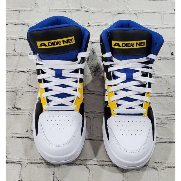 Adidas Entrap Neo Mid Golden State Warriors Blue Yellow GW4399 MENS SIZE 8.5 - Picture 2 of 8